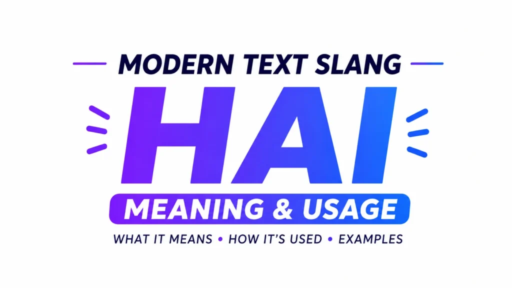 hai-meaning