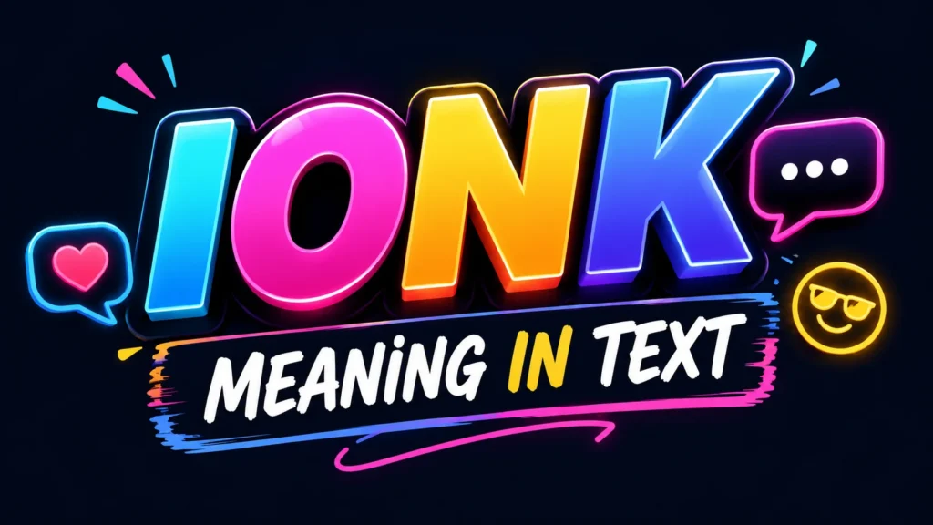 IONK Meaning in Text: Definition, Examples & Usage Guide