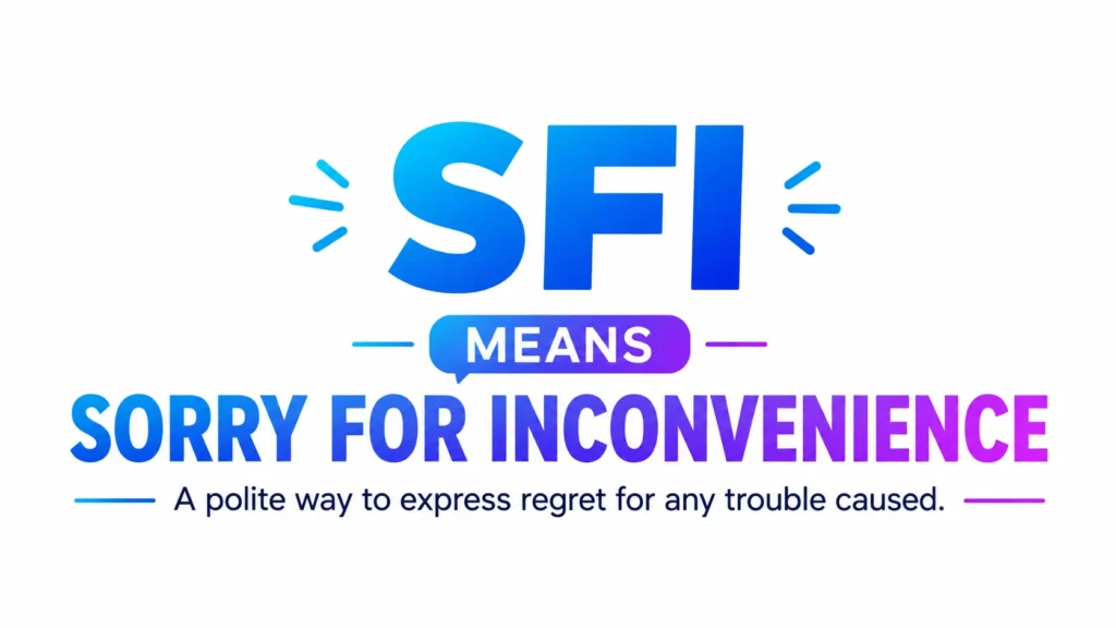 Sorry for Inconvenience Meaning Explained with Examples