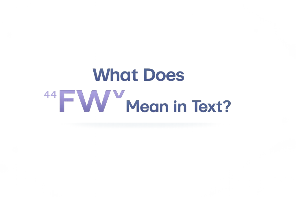 What Does FW Mean in Text? Full Meaning & Examples