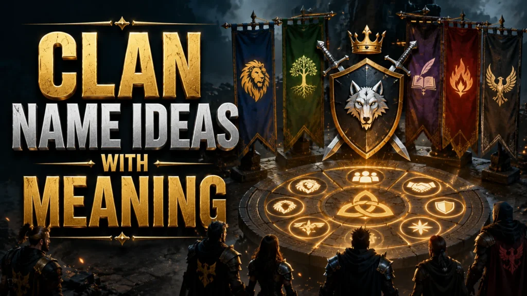 180 Clan Name Ideas With Meaning for Games and Teams