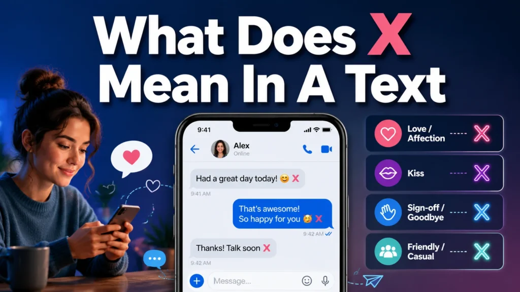 What Does X Mean in a Text? Meaning, Uses & Examples