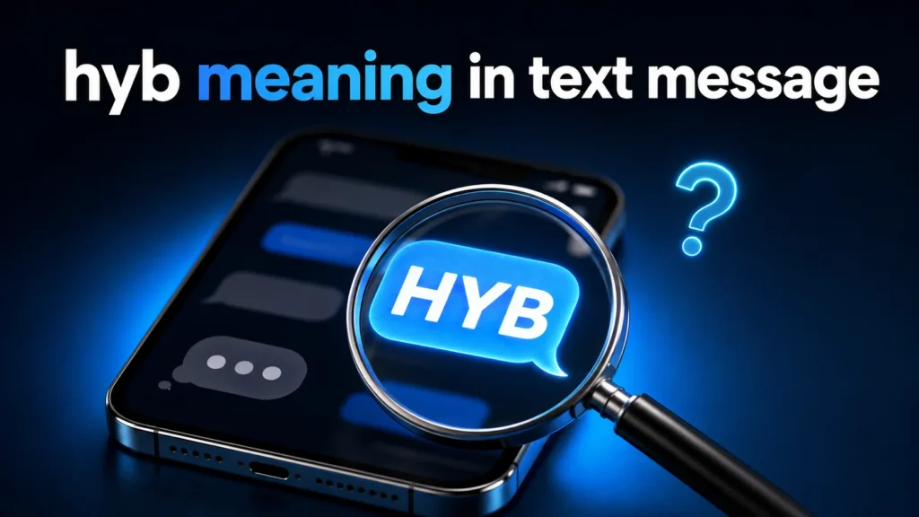 HYB Meaning in Text Message: What Are They Asking?
