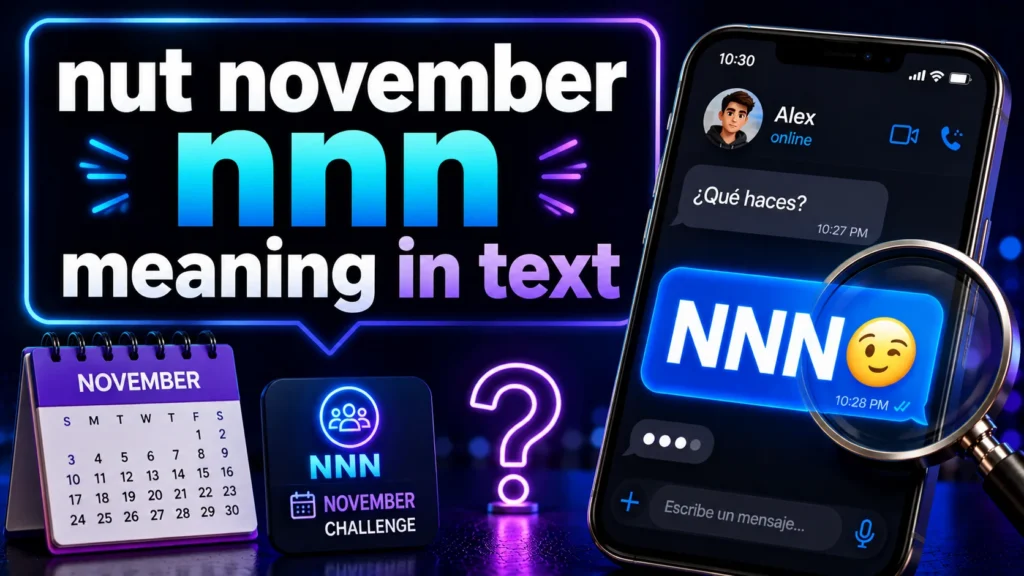 Nut November NNN Meaning in Text: What It Really Means Online