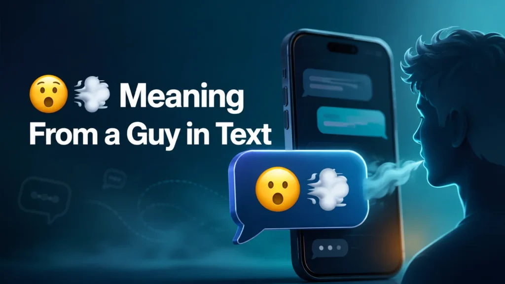 😮 💨 Meaning From a Guy in Text: Signs and Replies