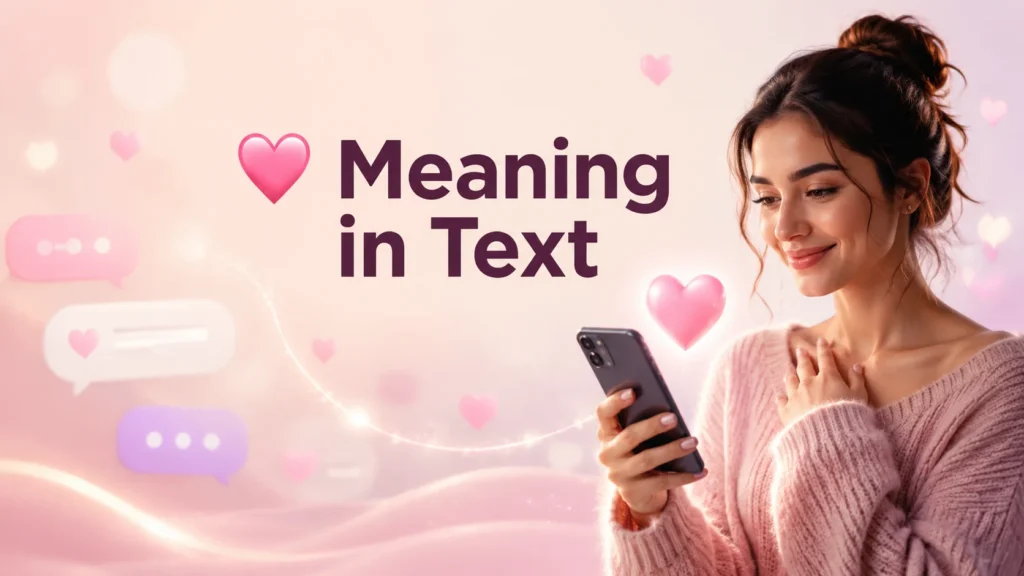 🩷 Meaning in Text: Pink Heart Emoji Explained